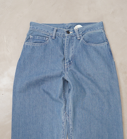 【nanamica】ナナミカ women's 5Pockets Straight Denim Pants "Indigo Bleach"