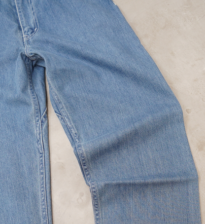 【nanamica】ナナミカ women's 5Pockets Straight Denim Pants "Indigo Bleach"