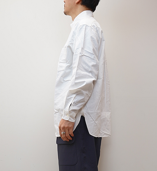 【nanamica】ナナミカ men's Button Down Wind Shirt "White"