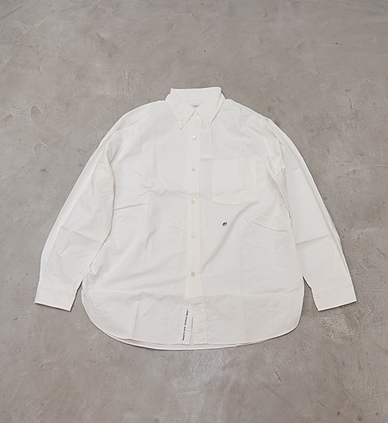 【nanamica】ナナミカ men's Button Down Wind Shirt "White"