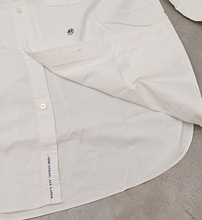 【nanamica】ナナミカ men's Button Down Wind Shirt "White"