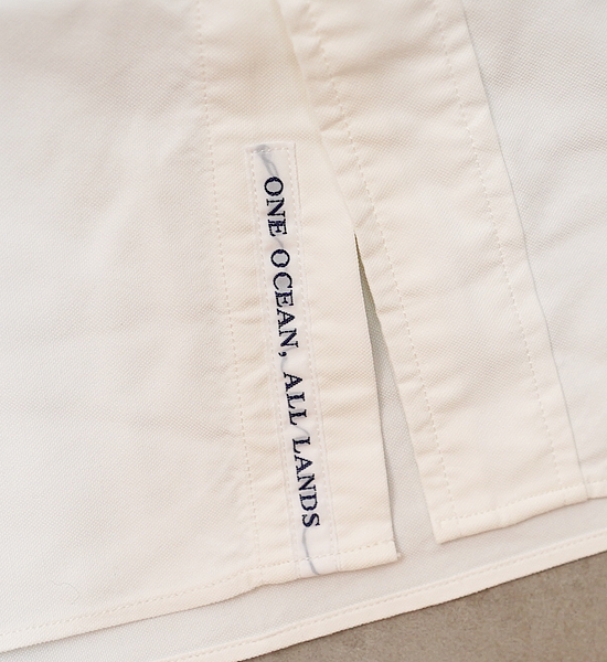 【nanamica】ナナミカ men's Button Down Wind Shirt "White"