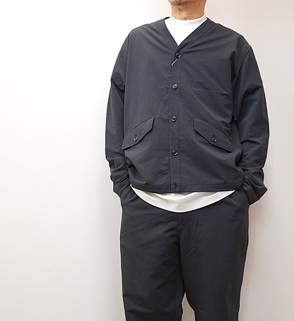 【nanamica】ナナミカ men's ALPHADRY Cardigan "Black"