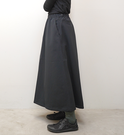 【nanamica】ナナミカ women's ALPHADRY Skirt "Black"