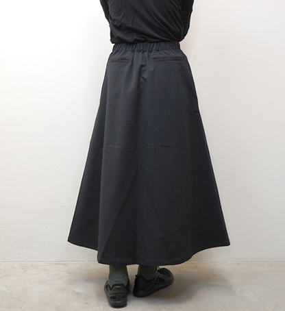 【nanamica】ナナミカ women's ALPHADRY Skirt "Black"