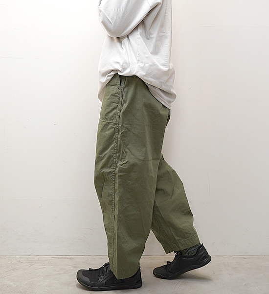 【THE NORTH FACE PURPLE LABEL】ノースフェイスパープルレーベル women's Ripstop Wide Cropped Field Pants "Olive Drab"