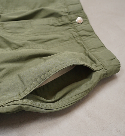 【THE NORTH FACE PURPLE LABEL】ノースフェイスパープルレーベル women's Ripstop Wide Cropped Field Pants "Olive Drab"