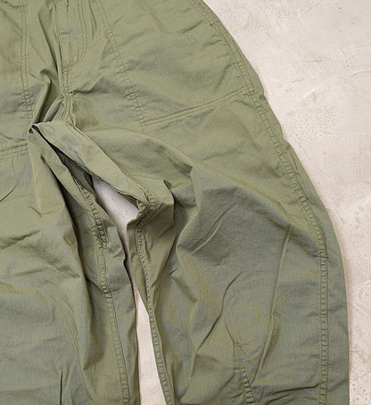 【THE NORTH FACE PURPLE LABEL】ノースフェイスパープルレーベル women's Ripstop Wide Cropped Field Pants "Olive Drab"