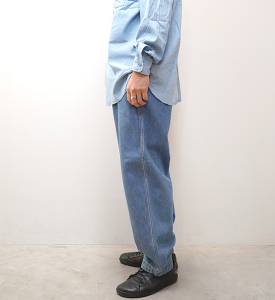 【THE NORTH FACE PURPLE LABEL】ノースフェイスパープルレーベル men's Denim Wide Tapered Field Pants "Indigo Blue"