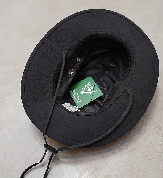 【South2 West8】サウスツーウエストエイト Jungle Hat-Nylon Oxford "Black"