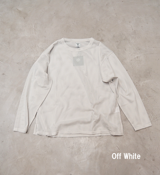 【South2 West8】サウスツーウエストエイト women's S.S. Crew Neck Shirt - Knit Mesh "2Color"