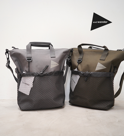 【and wander】アンドワンダー PE/CO 2way bag "2Color"