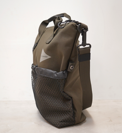 【and wander】アンドワンダー PE/CO 2way bag "2Color"