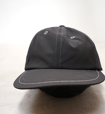 【and wander】アンドワンダー PE/CO cap "Black"