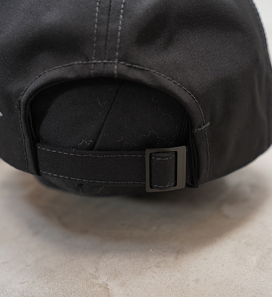 【and wander】アンドワンダー PE/CO cap "Black"