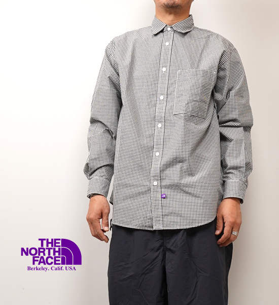 【THE NORTH FACE PURPLE LABEL】ノースフェイスパープルレーベル men's Regular Collar Gingham Field Shirt