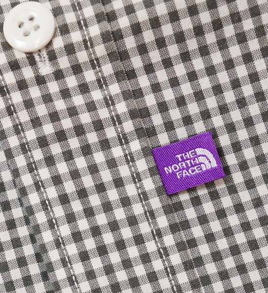 【THE NORTH FACE PURPLE LABEL】ノースフェイスパープルレーベル men's Regular Collar Gingham Field Shirt