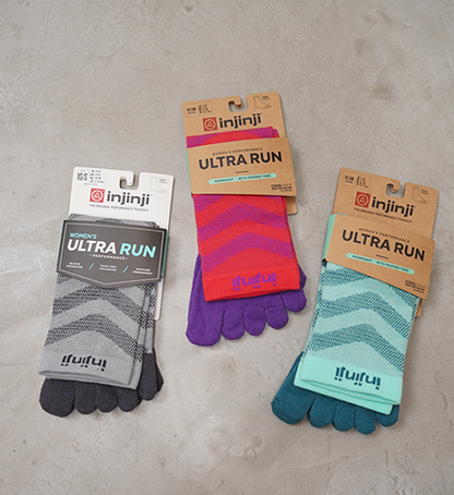 【injinji】インジンジ women's Ultra Run Crew "3Color" ※ネコポス可