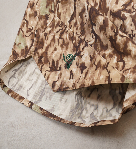 【South2 West8】サウスツーウエストエイト men's 【Trail Short-Poly Stretch Twill/Camo Printed "" ※ネコポス可