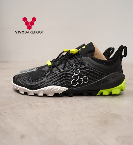 【VIVOBAREFOOT】ヴィヴォ ベアフット men's Hydra ESC "Obsidian×Safety Yellow"