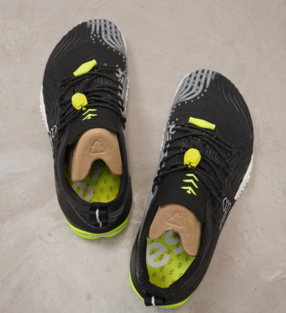 【VIVOBAREFOOT】ヴィヴォ ベアフット men's Hydra ESC "Obsidian×Safety Yellow"