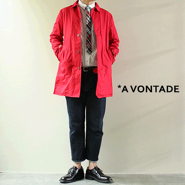 【A VONTADE】 アボンタージ SPRING COAT　RED