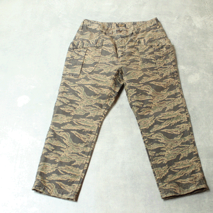 【A VONTADE】 アボンタージ FATIGUE TROUSERS CROPPED LEGTH　OR TIGER CAMO