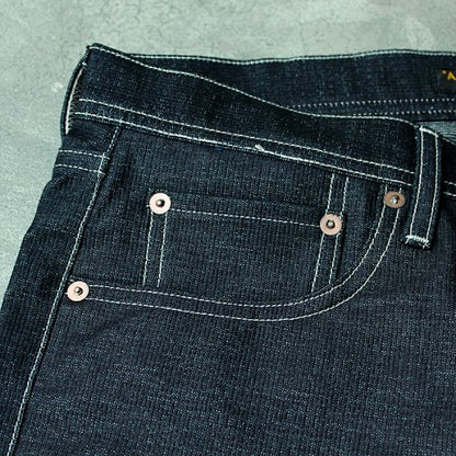 【A VONTADE】 アボンタージ Rope Indigo Uncut Corduroy Cropped Jeans Indigo