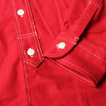 【A VONTADE】 アボンタージ　Classic Engineer Shirts Red