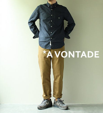 【A VONTADE】 アボンタージ Small Callar B.D.Shirts "Midnight"