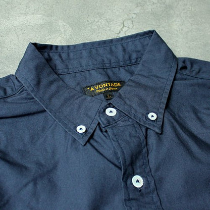 【A VONTADE】 アボンタージ Small Callar B.D.Shirts "Midnight"