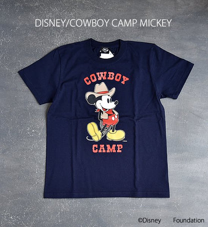 ★40%off【DISNEY/COWBOY CAMP MICKEY & DONALD】 【DISNEY/SAFARI CAMP MICKEY & DONALD】 T-shirt ※ネコポス可