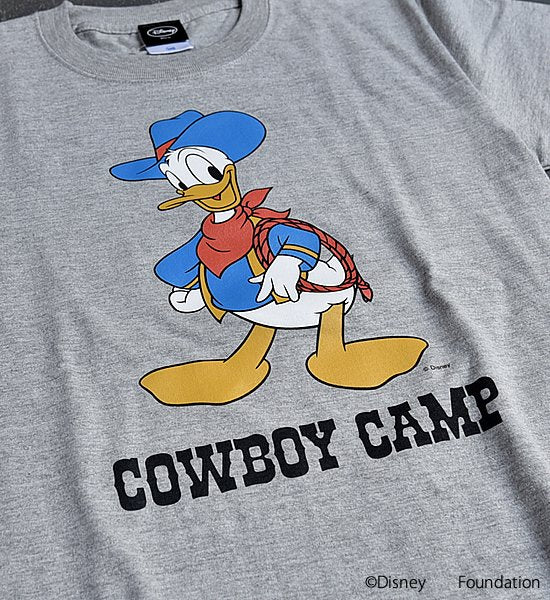 ★40%off【DISNEY/COWBOY CAMP MICKEY & DONALD】 【DISNEY/SAFARI CAMP MICKEY & DONALD】 T-shirt ※ネコポス可