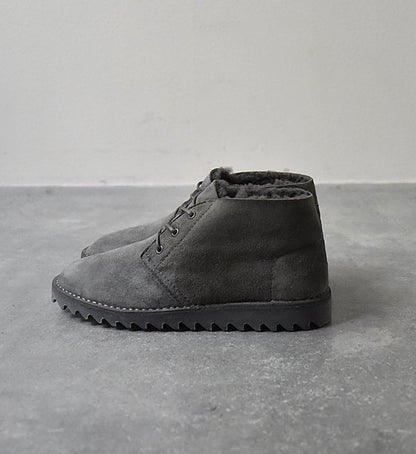 ★40%off【hobo】 ホーボー Sheepskin Desert Boots by AIRWALK "Charcoal"