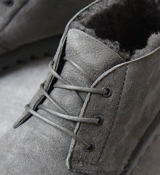 ★40%off【hobo】 ホーボー Sheepskin Desert Boots by AIRWALK "Charcoal"