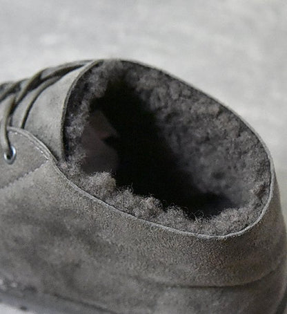 ★40%off【hobo】 ホーボー Sheepskin Desert Boots by AIRWALK "Charcoal"