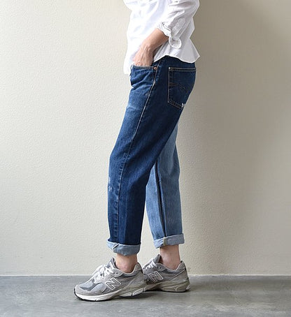 【Sunny side up】サニーサイドアップ Unisex Remake 2 For 1 Denim 5P "Blue"