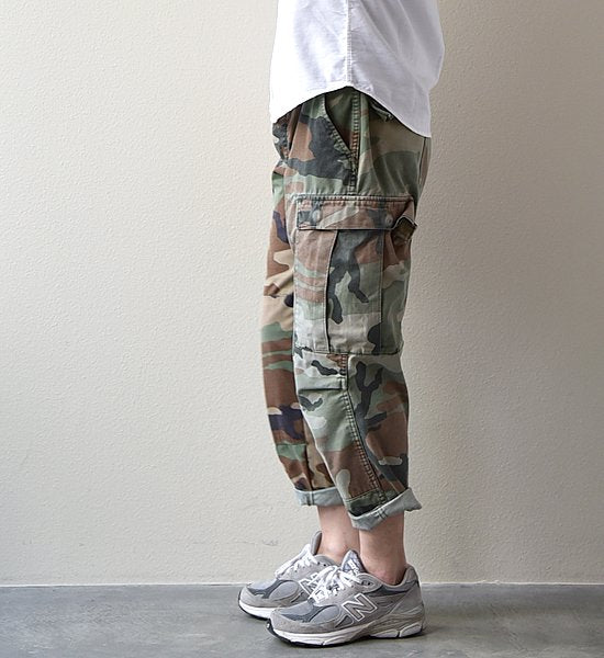 【Sunny side up】 サニーサイドアップ unisex Remake Camo Pants