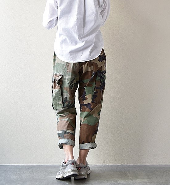 【Sunny side up】 サニーサイドアップ unisex Remake Camo Pants