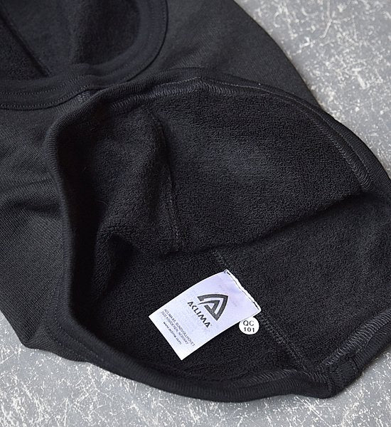 【ACLIMA】 アクリマ　Warm Wool Balaclava "Jet Black" ※ネコポス可