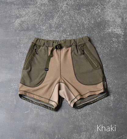 ★40%off【and wander】 アンドワンダー men's mixd pile short pants "3Color"