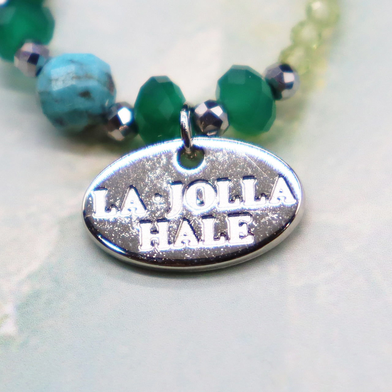 【Be Loved Turquoise】ターコイズ×グリーンアゲート×ペリドット リング