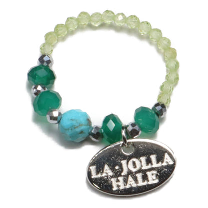 【Be Loved Turquoise】ターコイズ×グリーンアゲート×ペリドット リング