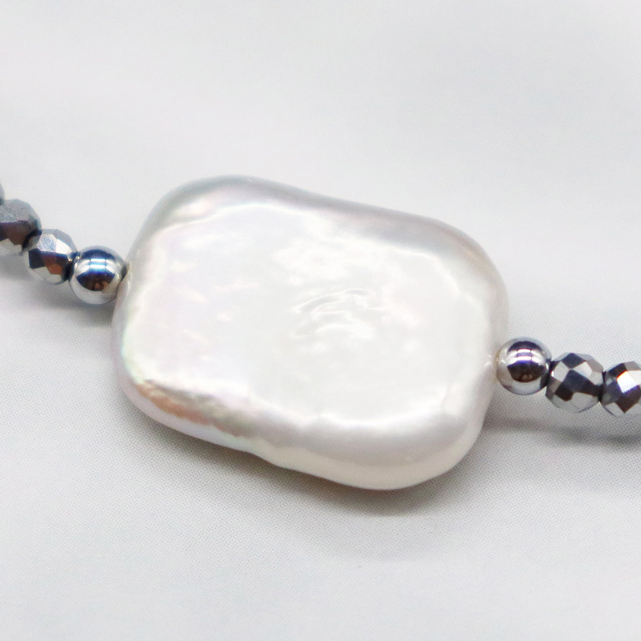 【Mermaid Teardrops】亀甲天珠×パール×バロックパール×アマゾナイト ブレスレット