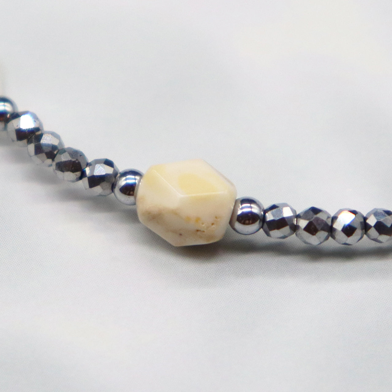 【Mermaid Teardrops】亀甲天珠×パール×バロックパール×アマゾナイト ブレスレット