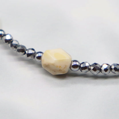 【Mermaid Teardrops】亀甲天珠×パール×バロックパール×アマゾナイト ブレスレット