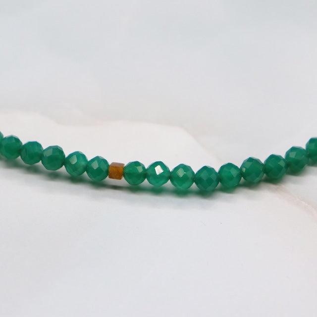 【ONLINE SHOP限定】グリーンアゲート×タイガーアイ×マグネサイト ネックレス