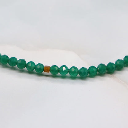 【ONLINE SHOP限定】グリーンアゲート×タイガーアイ×マグネサイト ネックレス