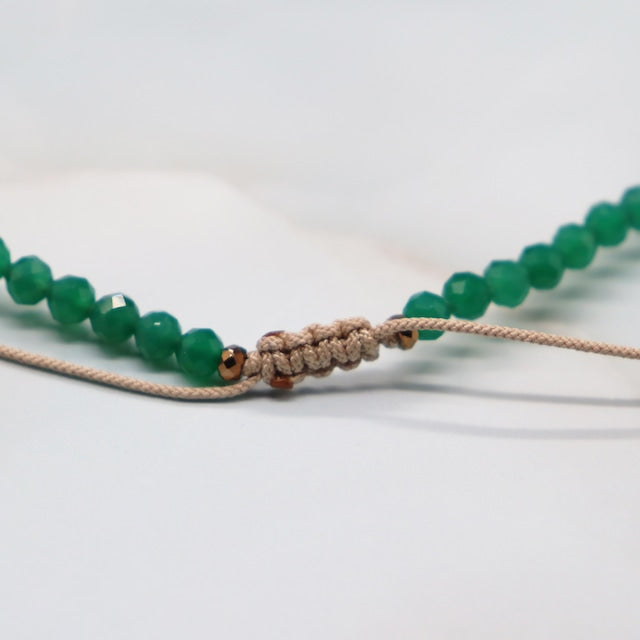 【ONLINE SHOP限定】グリーンアゲート×タイガーアイ×マグネサイト ネックレス