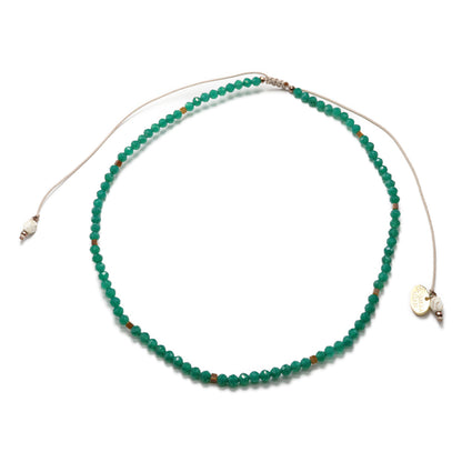 【ONLINE SHOP限定】グリーンアゲート×タイガーアイ×マグネサイト ネックレス